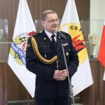 Uroczyste pożegnanie ze służbą st. bryg. Tomasza Bąka - Zastępcy Komendanta CS PSP