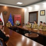 Spotkanie Komendantów Centralnej Szkoły PSP z ''brązową'' drużyną