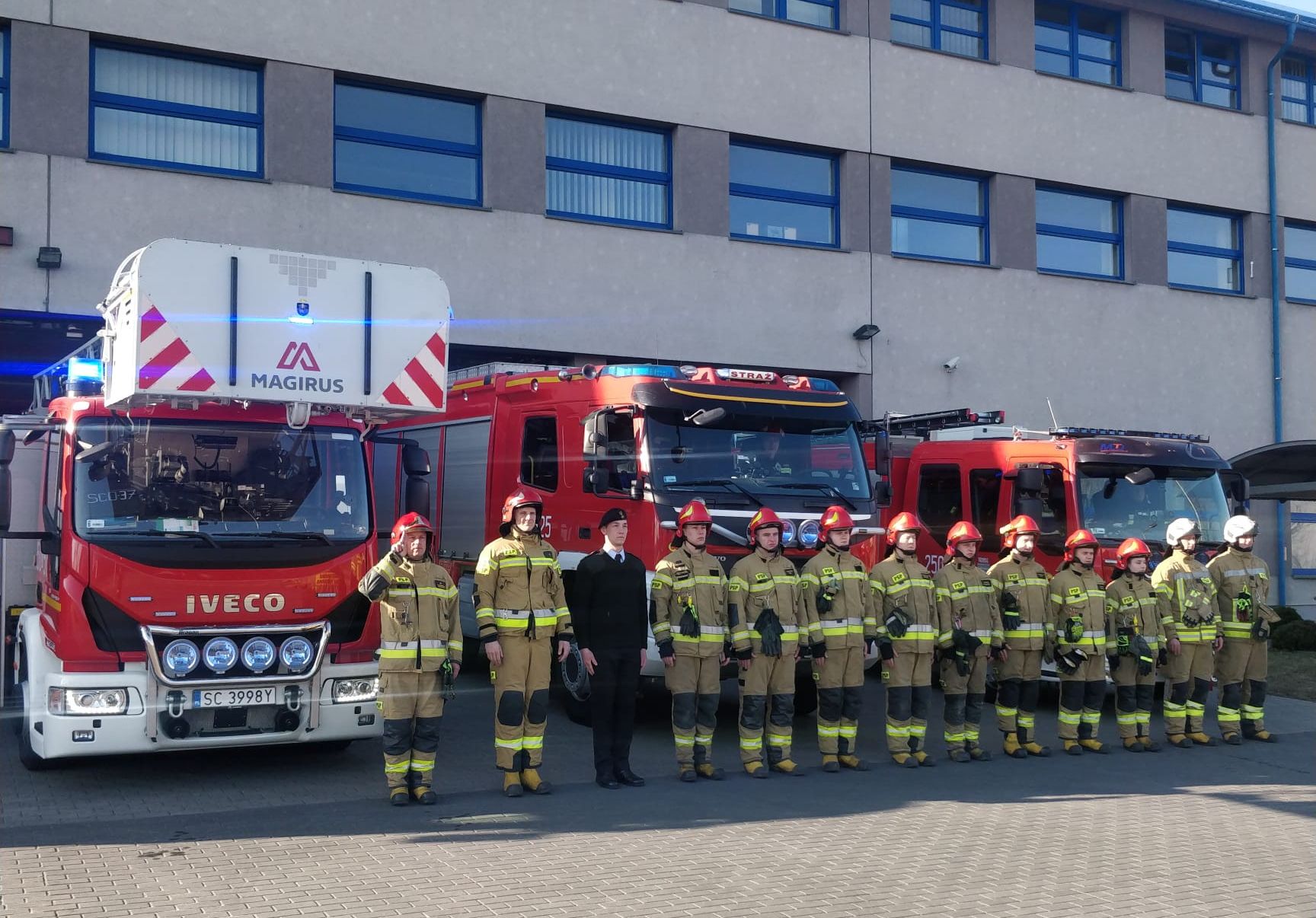 Minuta ciszy dla poległych strażaków z Ukrainy