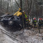 Galerie - Wypadek samochodu ciężarowego w miejscowości Kalety