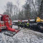 Galerie - Wypadek samochodu ciężarowego w miejscowości Kalety