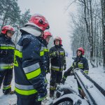 Galerie - Wypadek samochodu ciężarowego w miejscowości Kalety