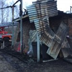  Pożar hali w Częstochowie na ul. Jeżynowej