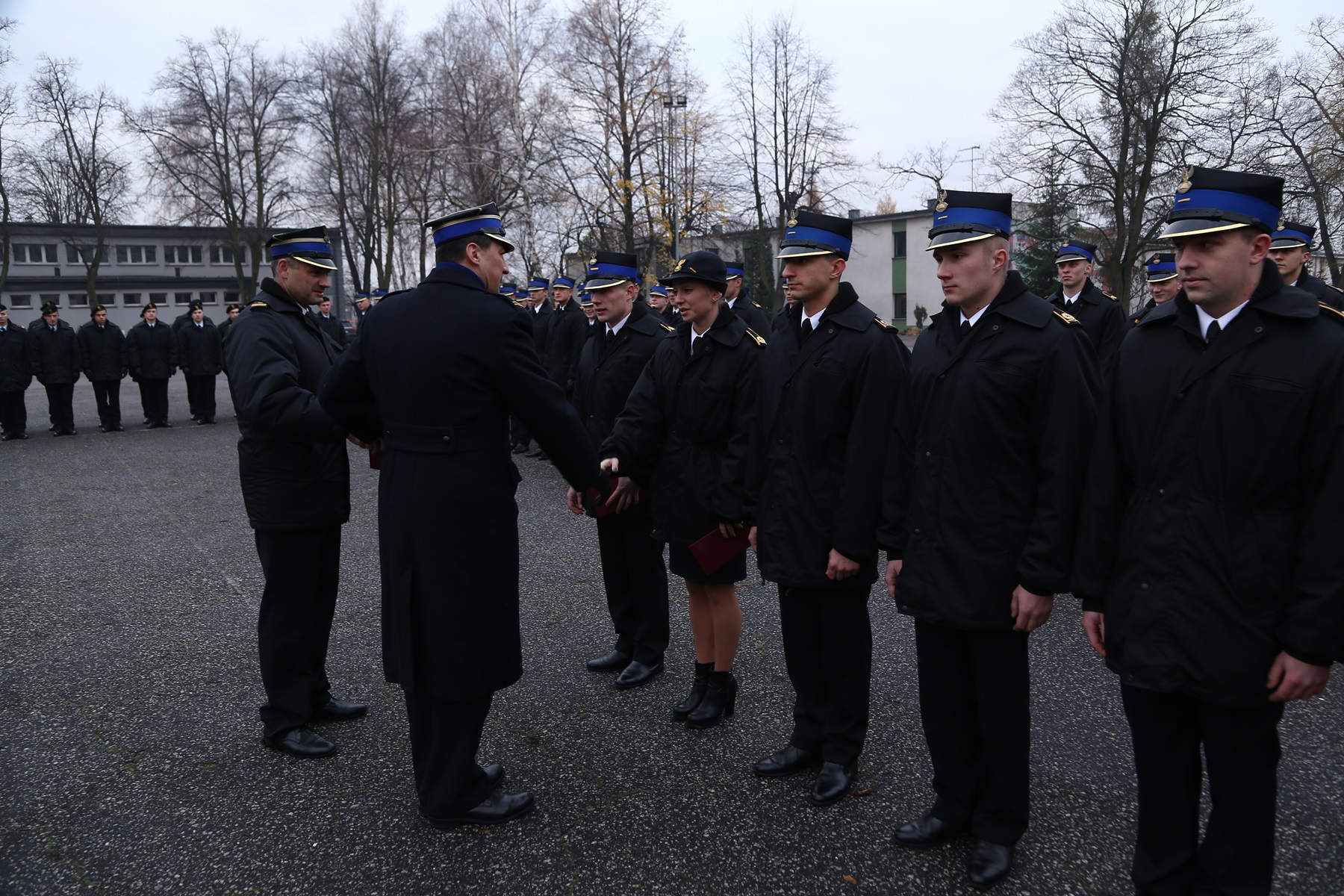 Awanse kadetów XX Turnusu Dziennego Studium Aspirantów PSP