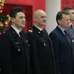 Spotkanie w Centralnej Szkole PSP szefa MSWiA z funkcjonariuszami pełniącymi służbę w Święta Bożego Narodzenia