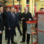 Spotkanie w Centralnej Szkole PSP szefa MSWiA z funkcjonariuszami pełniącymi służbę w Święta Bożego Narodzenia