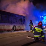 Pożar autobusu