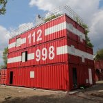 Galerie - 2018 r. - Modułowy wielkokontenerowy niestacjonarny symulator do nauki i doskonalenia gaszenia pożarów wewnętrznych