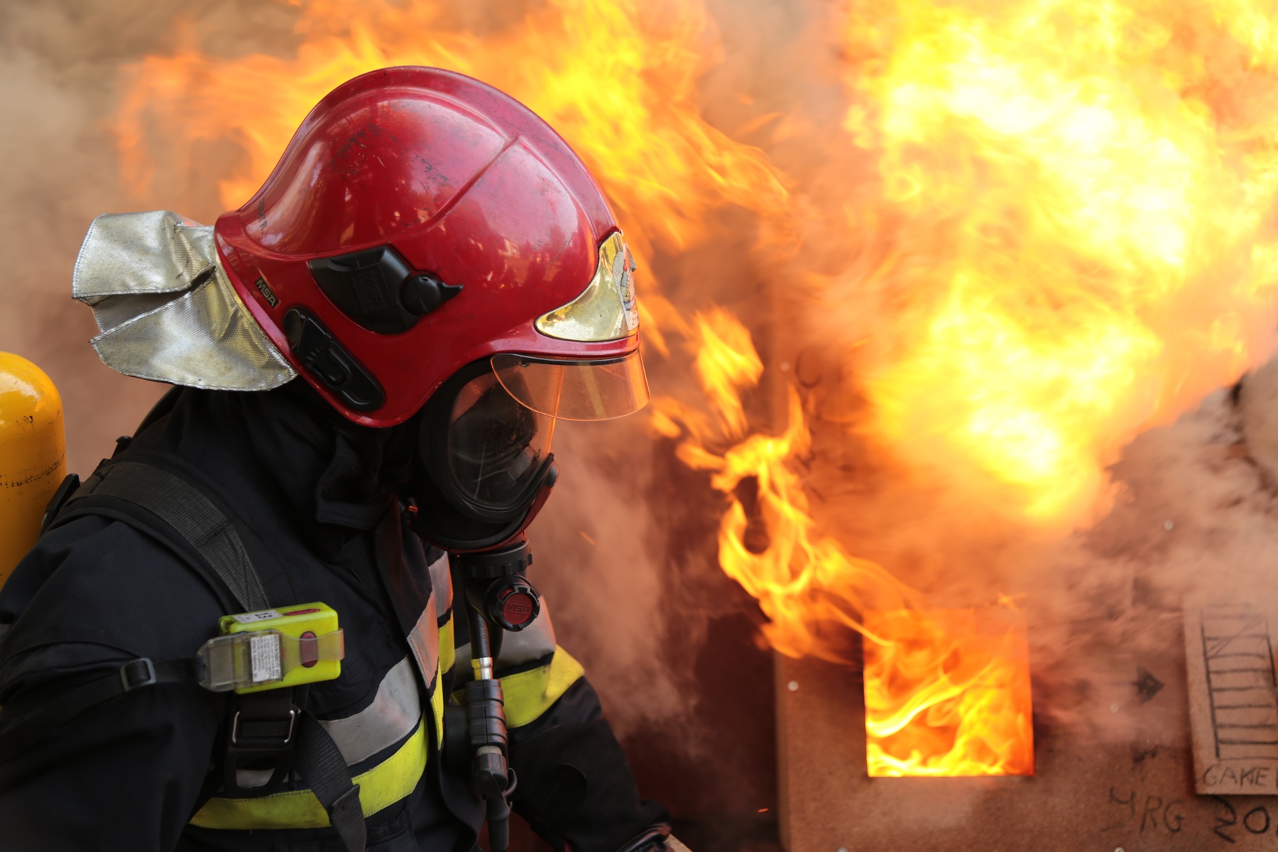 Warsztaty tematyczno-metodyczne z zakresu gaszenia pożarów wewnętrznych zorganizowane przez Centralną Szkołę PSP w Częstochowie oraz Ośrodek Szkolenia KW PSP w Katowicach