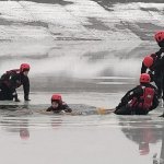 Ćwiczenia ratownictwa lodowego