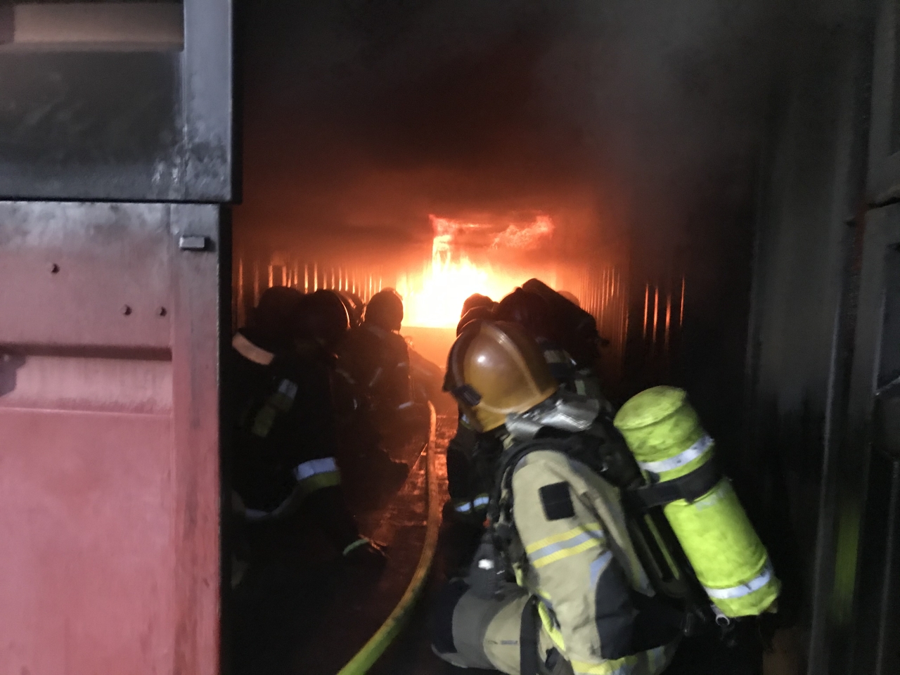Szkolenie dla kandydatów na instruktorów ogniowych z zakresu gaszenia pożarów wewnętrznych 