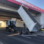Wypadek samochodu ciężarowego