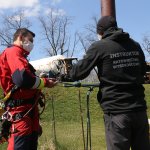 Egzamin na młodszych ratowników wysokościowych KSRG