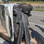 Woźniki - wypadek samochodu dostawczego