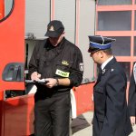 Galerie - 2021 r. - Przekazanie samochodu specjalnego GBA 2,5/16 z CS PSP do Ochotniczej Straży Pożarnej w Przychojcu