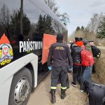 Udział szkolnego odwodu operacyjnego Komendanta Głównego PSP na przejściach granicznych Zosin oraz Dołhobyczów w pomocy uchodźcom z Ukrainy