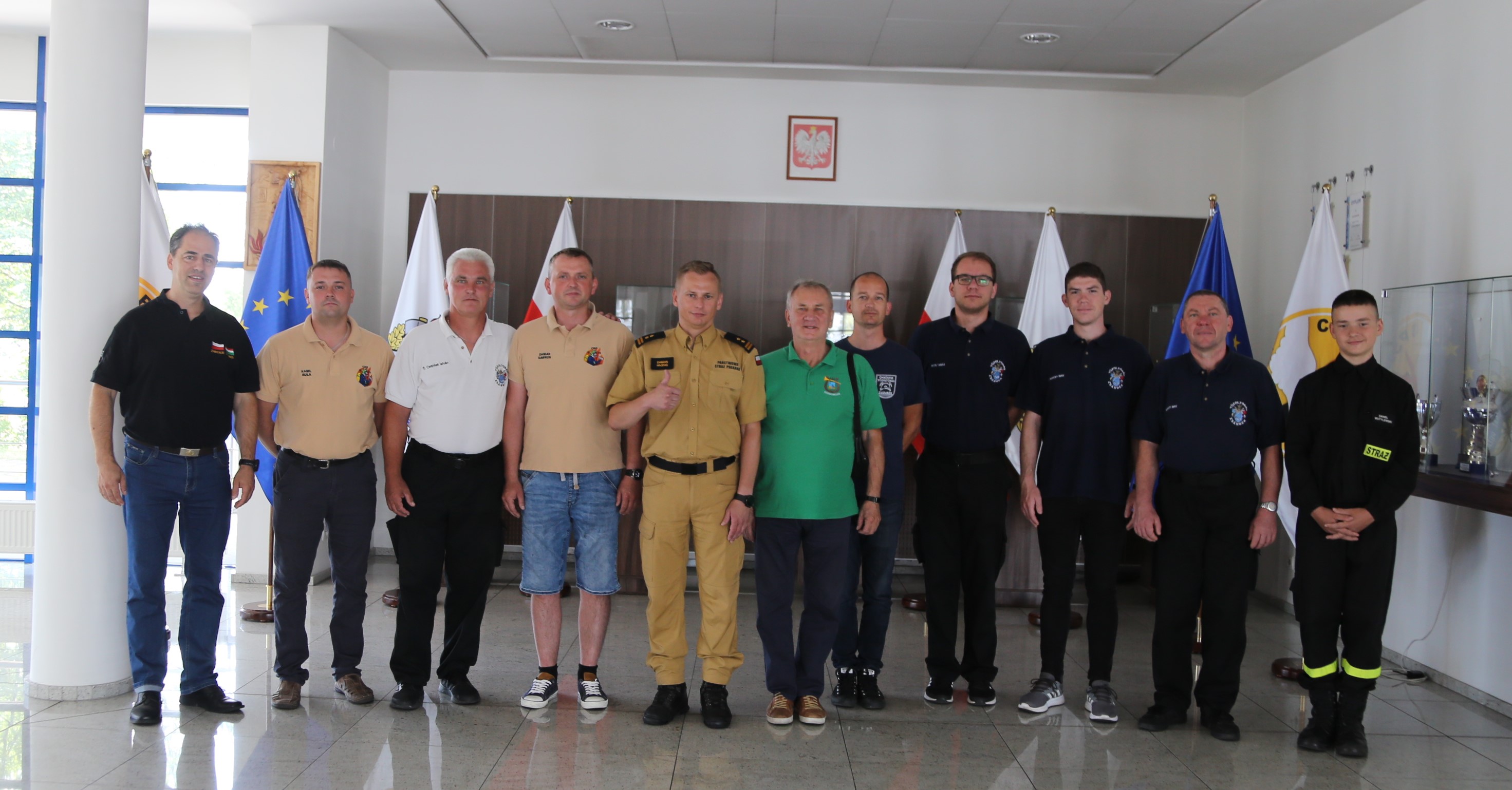 Wizyta strażaków z Węgier w Centralnej Szkole PSP w Częstochowie