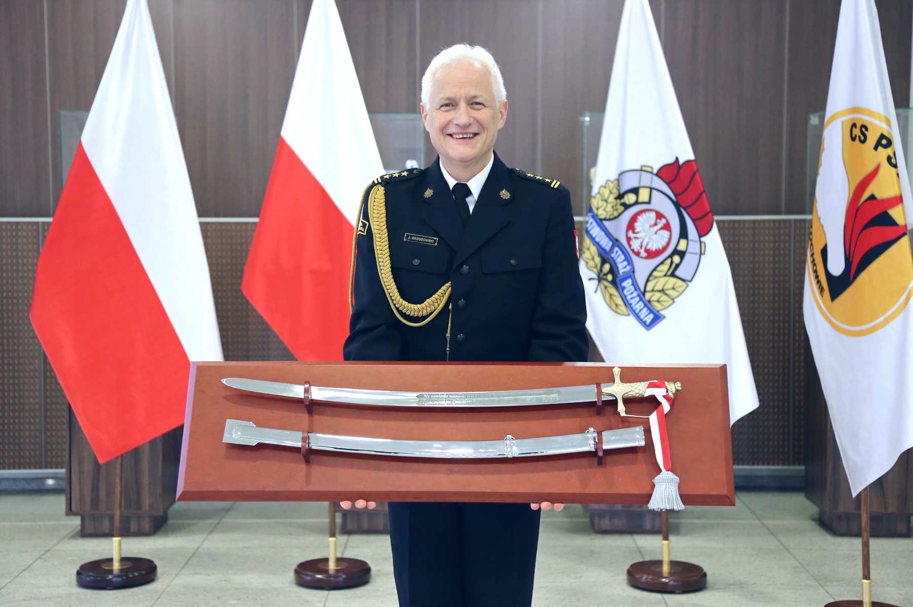 Uroczyste pożegnanie ze służbą st. bryg. Jarosława Brzozowskiego