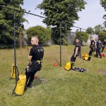 Centralny egzamin dla kandydatów na młodszych ratowników wysokościowych KSRG