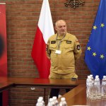 Spotkanie Komendanta CS PSP w Częstochowie z drużyną reprezentującą Szkołę podczas XL Międzynarodowych MPwSP