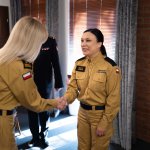 Uroczyste ślubowanie strażaczki Beaty Szałas