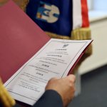 Uroczyste ślubowanie strażaka Piotra Suchańskiego