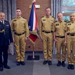 Uroczyste ślubowanie strażaka Piotra Suchańskiego