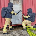 Szkolenie z zakresu gaszenia pożarów wewnętrznych dla funkcjonariuszy Straży Marszałkowskiej