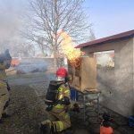 Warsztaty z gaszenia pożarów wewnętrznych
