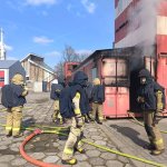 Warsztaty z gaszenia pożarów wewnętrznych