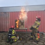 Warsztaty z gaszenia pożarów wewnętrznych