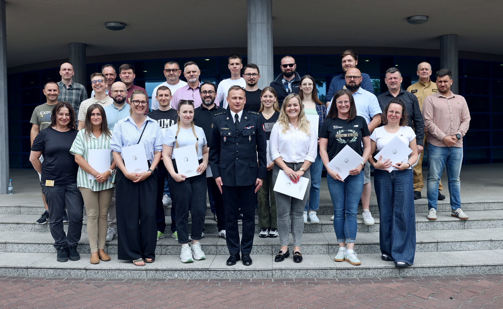 Zakończenie szkolenia inspektorów ochrony przeciwpożarowej