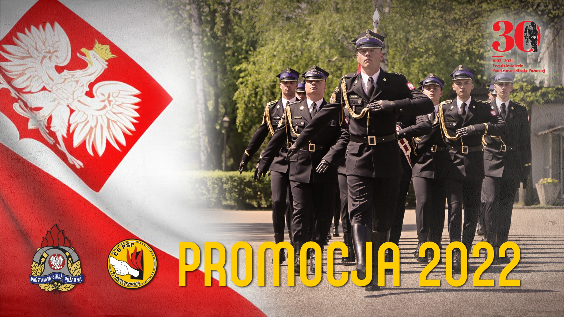 Transmisja online z uroczystej promocji absolwentów Centralnej Szkoły PSP w Częstochowie